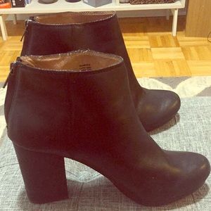 Fall Madewell booties-Black size 9